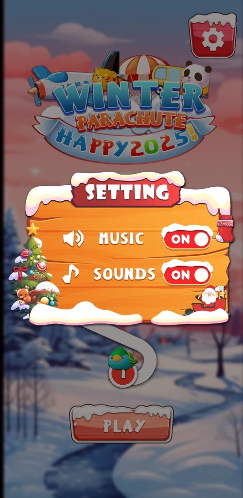 Winter Skydiving screenshot