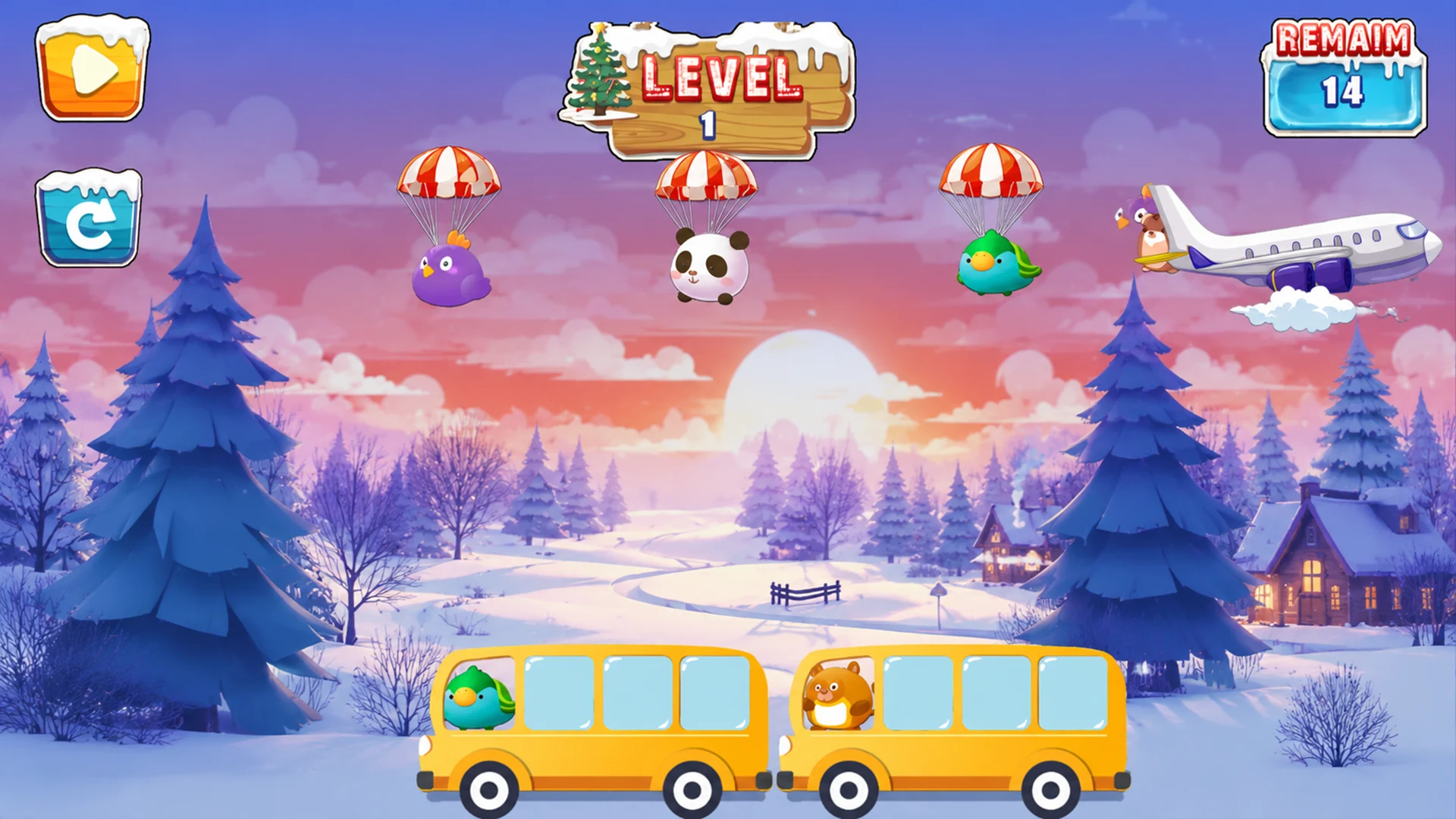 Winter Skydiving screenshot